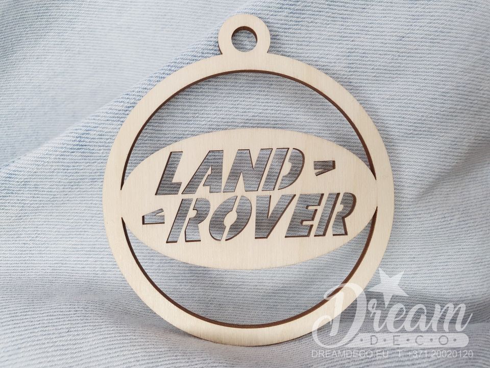 Automašīnas piekariņš ar Land Rover logotipu