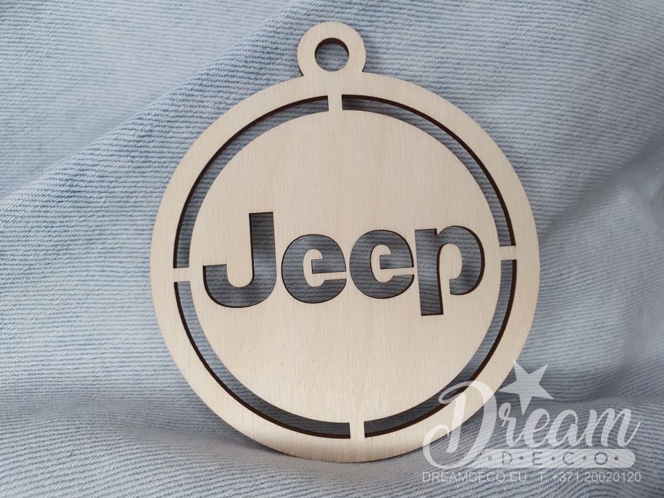 Automašīnas piekariņš ar Jeep logotipu