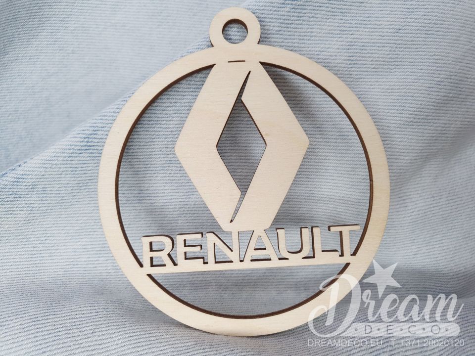 Automašīnas piekariņš ar Renault logotipu