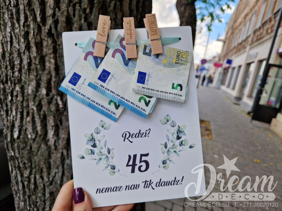 Таблички для денег