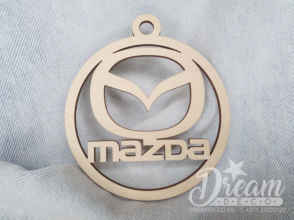 Automašīnas piekariņš ar MAZDA logotipu