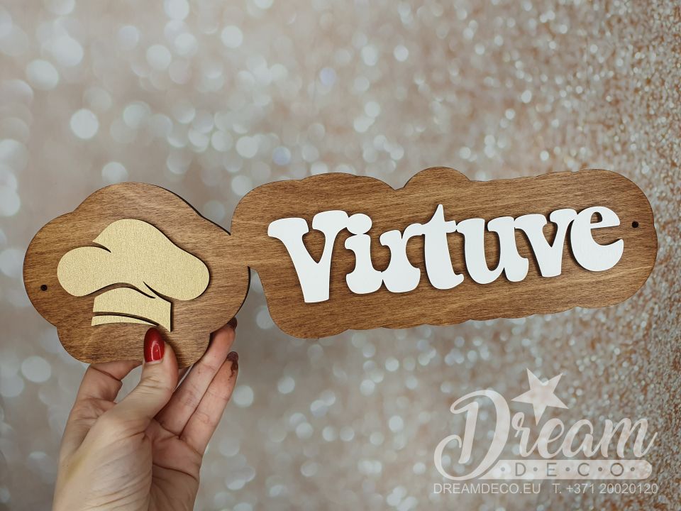 Табличка на дверь - Virtuve