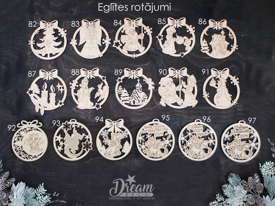 Egles rotājumi kolekcija ER Nr. 82-10097