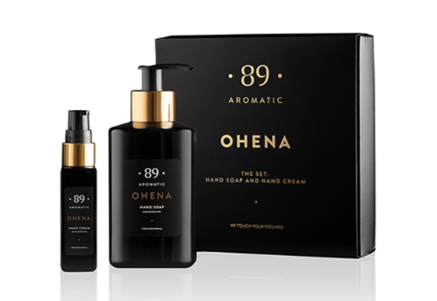 Aromatic 89 Ohena (GOLD) НАБОР: Мыло для рук и крем для рук