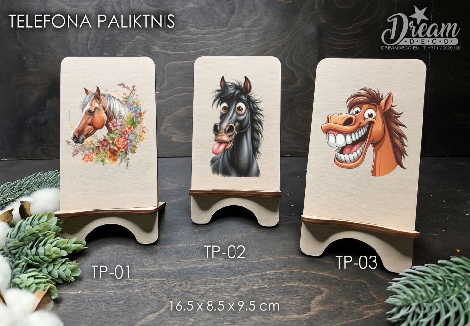 Подставка для телефона с картинками лошади на новый год