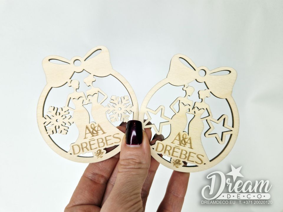 Ёлочные игрушки с ЛОГОТИПОМ ВАШЕЙ КОМПАНИИ и именем