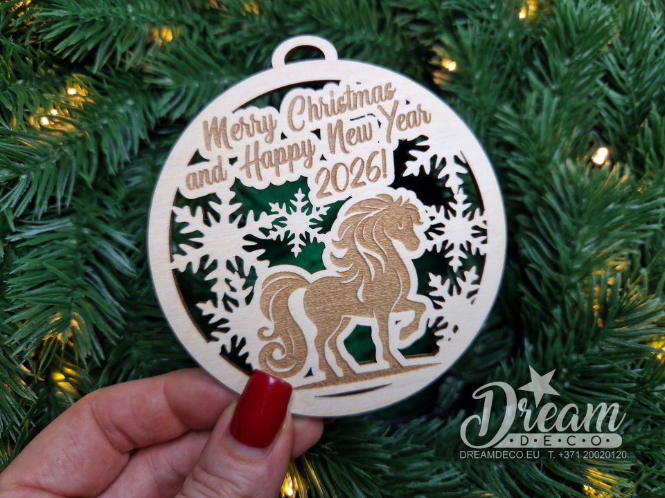 Ёлочные игрушки символ 2026 #97