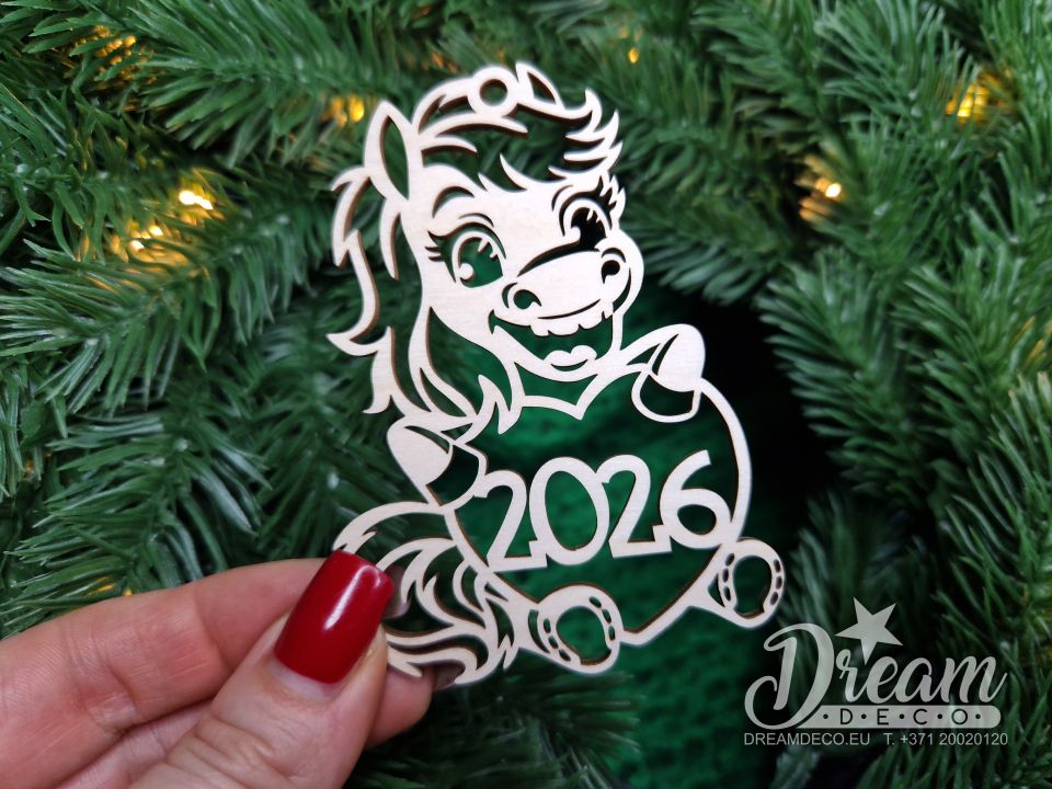 Ёлочные игрушки символ 2026 #46