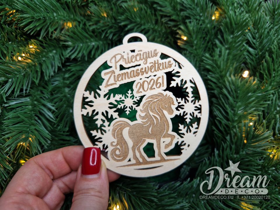 Ёлочные игрушки символ 2026 #96