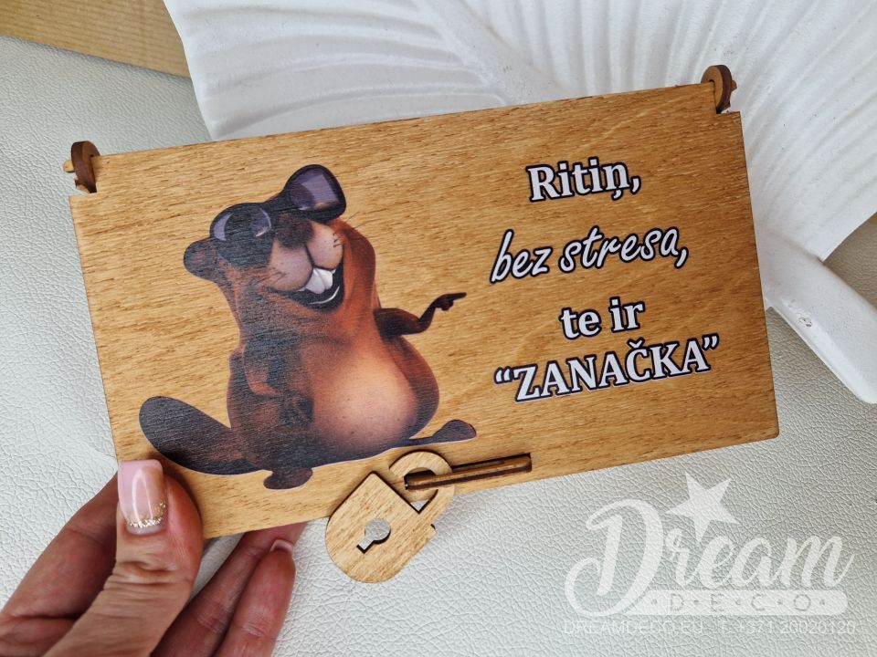 Подарочная коробочка для денег «Заначка»