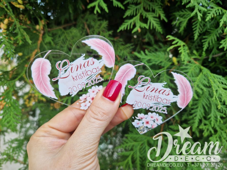 Персональные магнитики на крестины