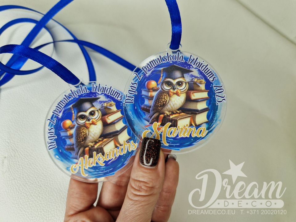 Personalizēta izlaiduma medaļa skolai