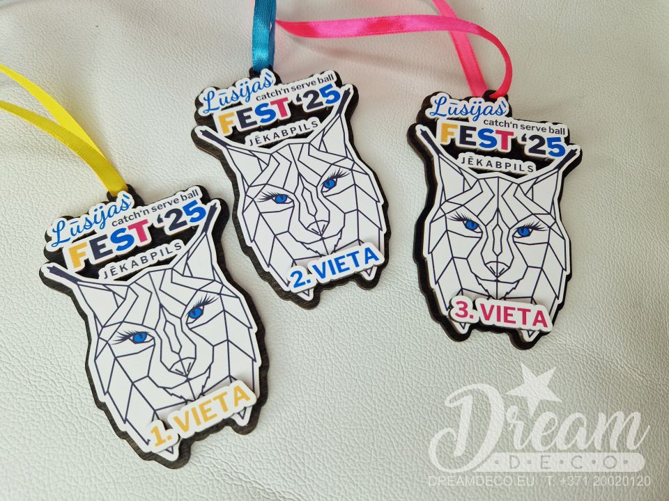 Медаль для спортивного фестиваля с индивидуальным дизайном