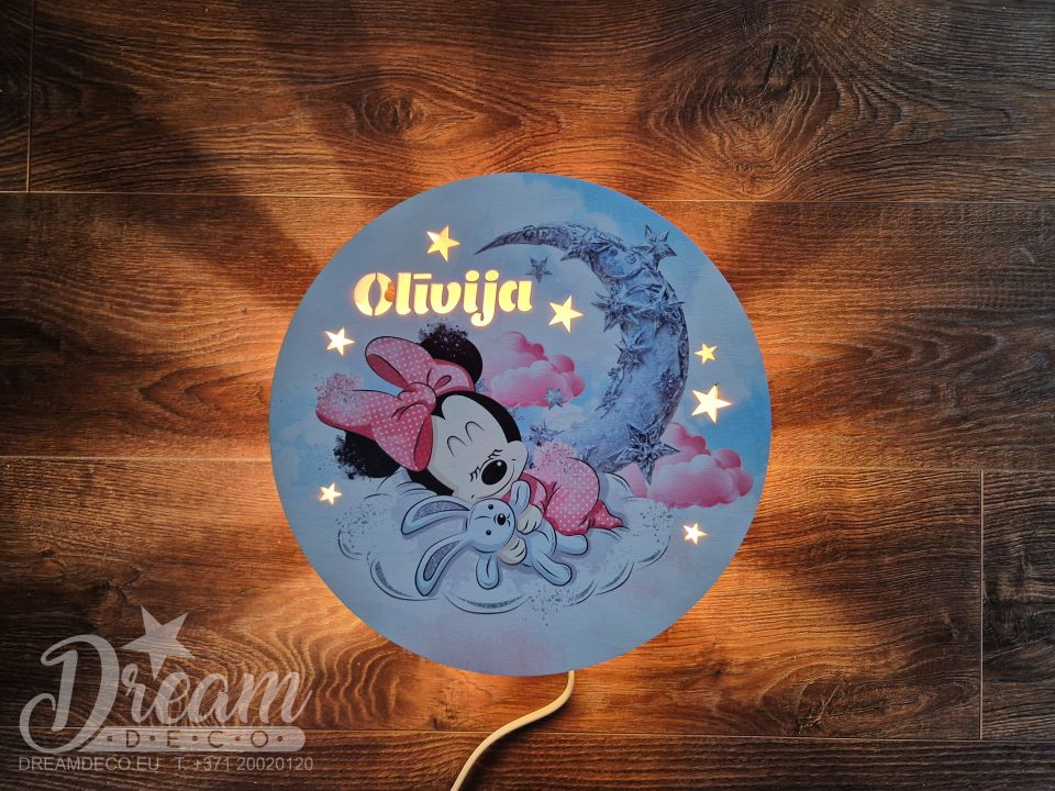 Bērnu naktslampa bērnistabai